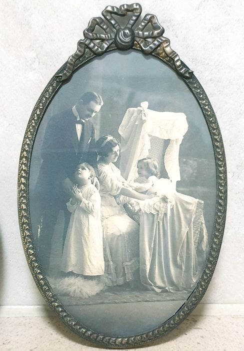 Conjunto de 3 antigas molduras D. Maria