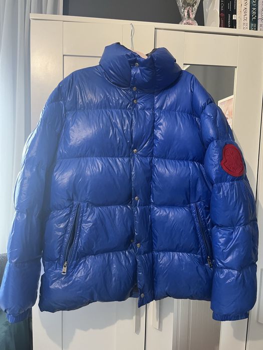 Niebieska kurtka moncler męska
