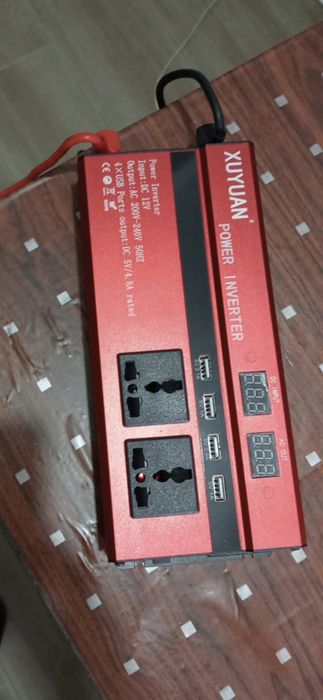 Lote inverteres  conversores  12v e 24 para 220v e Bateria Auto.