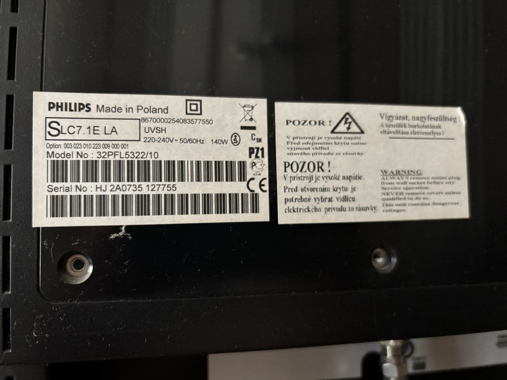 Tv Lcd 32 cale 32PFL7422 Philips HD Pixel Plus