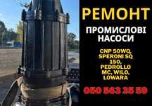 Промислові насоси ремонт. Якісно! Всі марки!