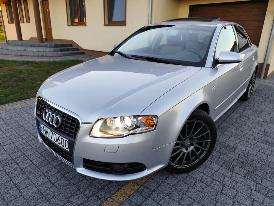 Audi A4 1.8T Quattro*Solar*2xSline*Skóra*Bi-Xenon*Doinwestowana!