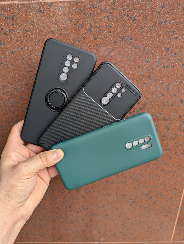 Противоударный чехол Xiaomi REDMI 9 с кольцом чохол