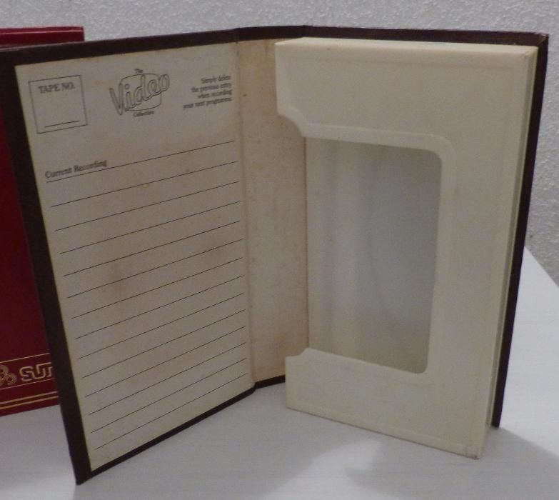Capas Cassete VHS a imitar livros