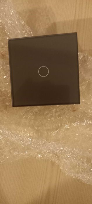 włącznik dotykowy pojedynczy kolor szary - elegancki i funkcjonalny