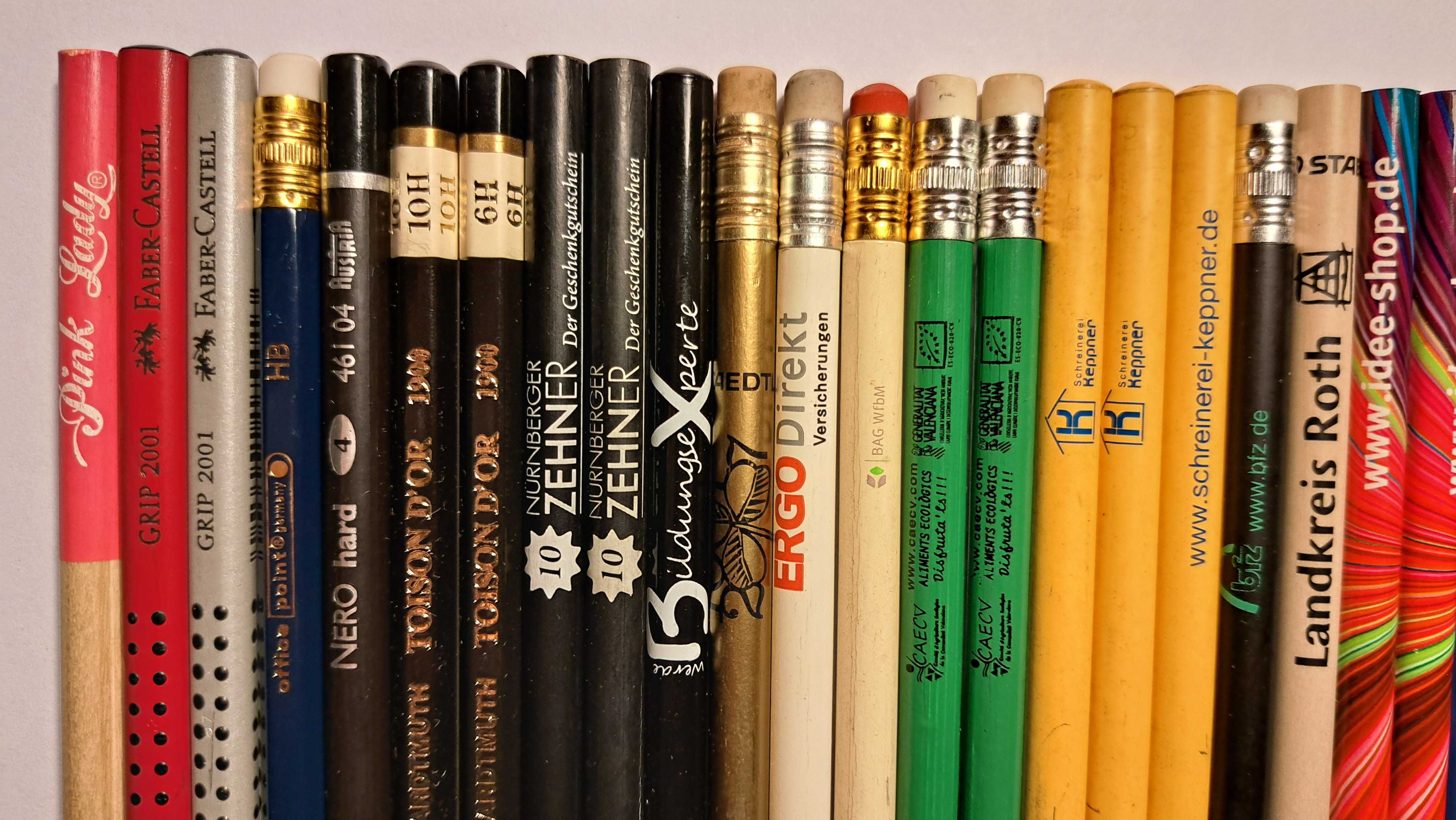 23 szt kolekcjonerskich ołówków