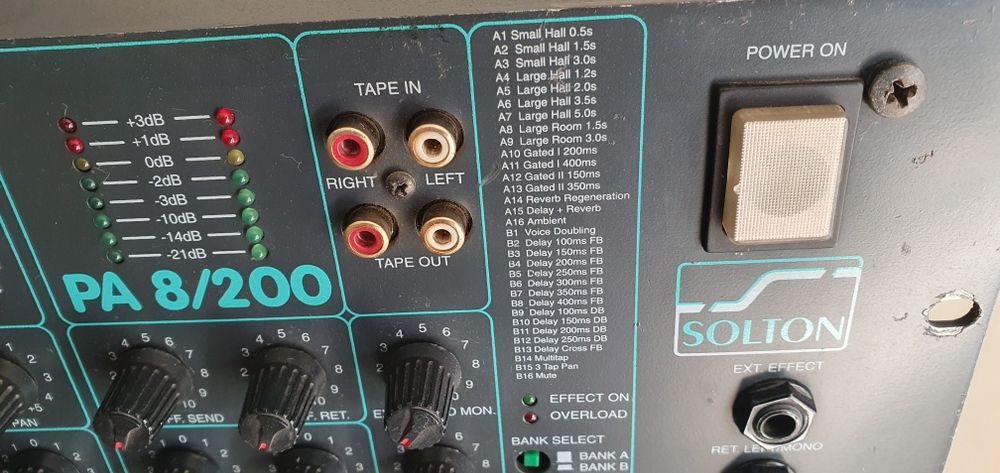 Powermikser SOLTON PA 8/200 super stan