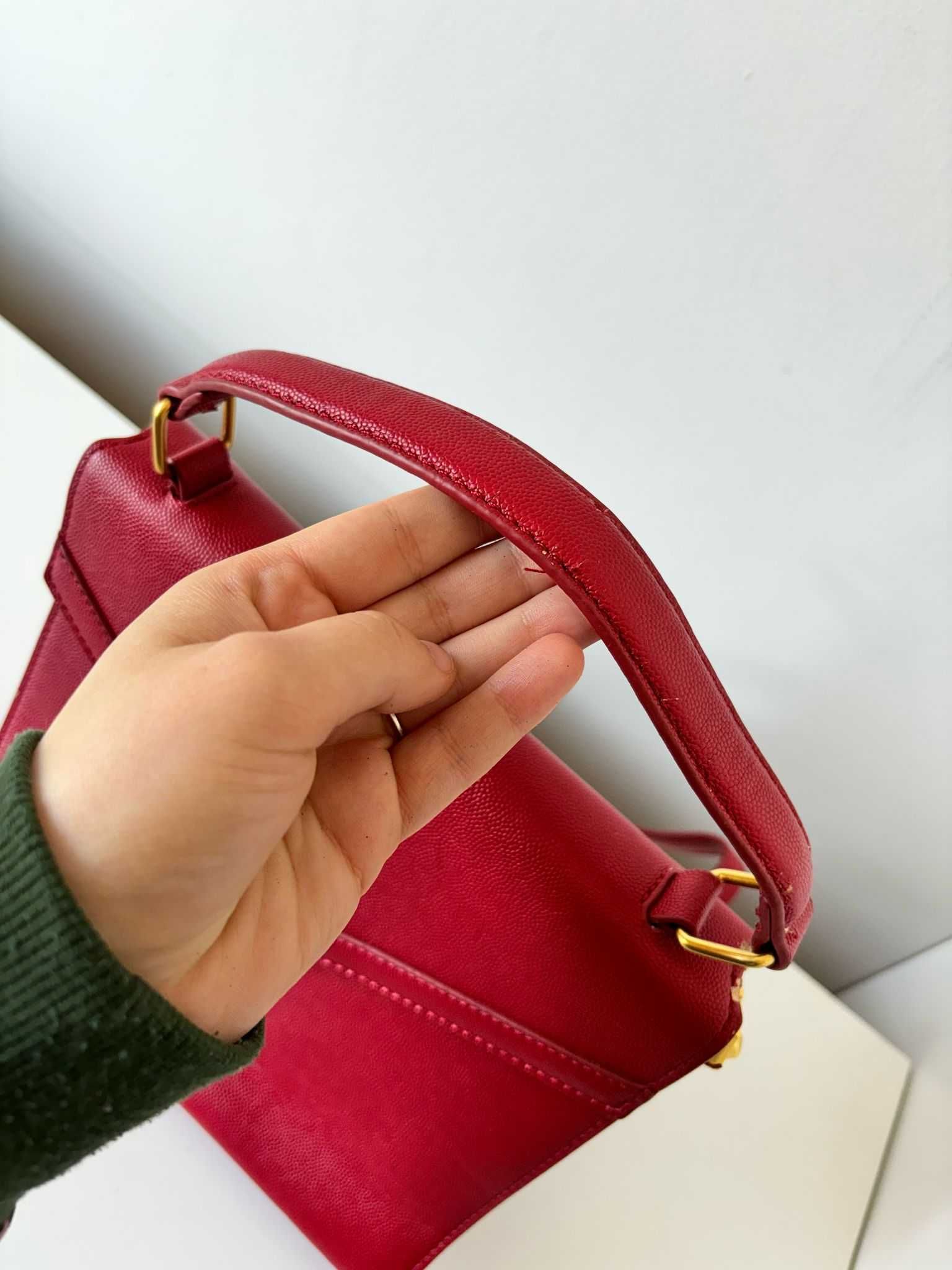 Torebka czerwona Yves Saint Laurent rive gauche