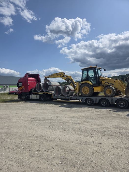 Usługi transportowe niskopodwoziówką