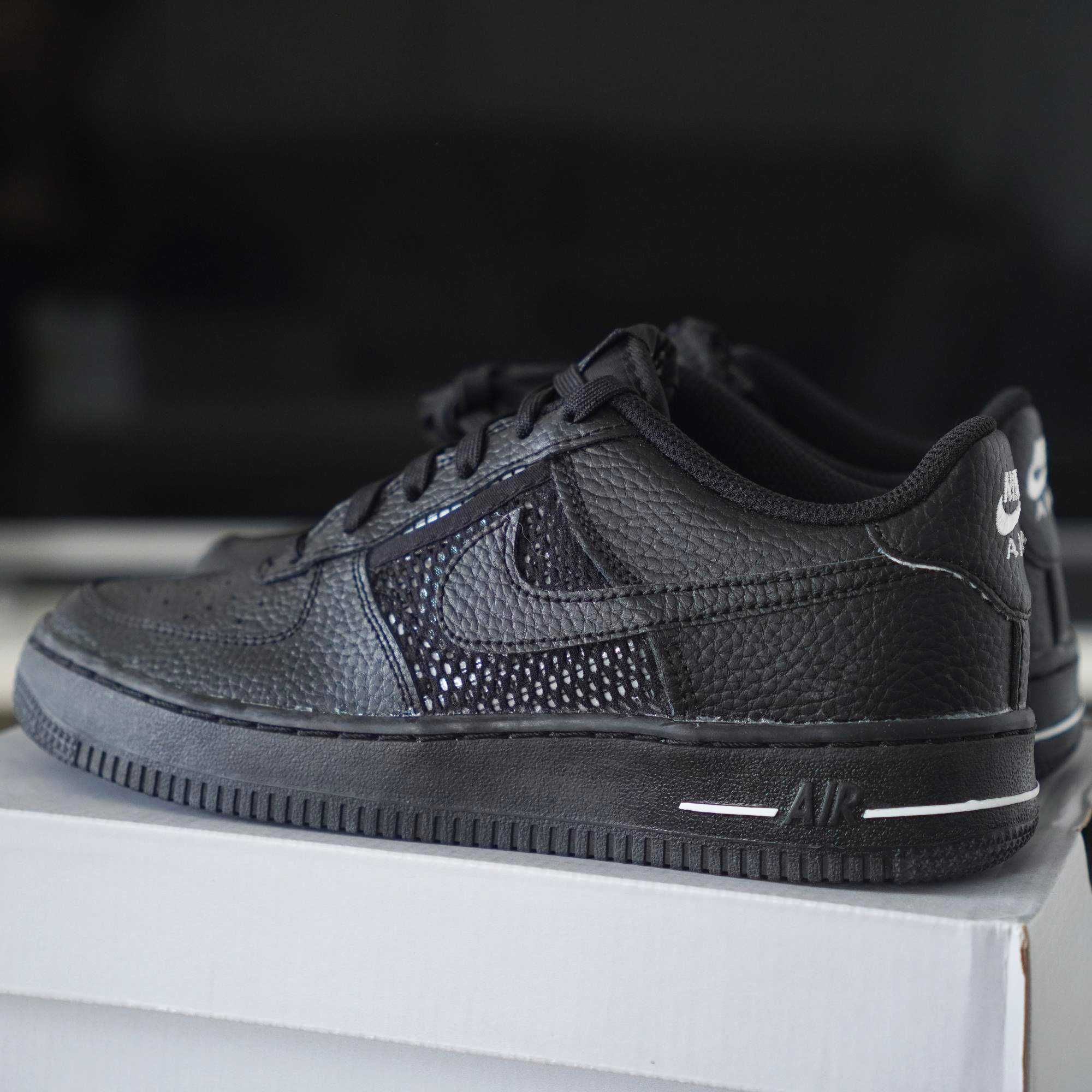 Buty NIKE Air Force 1 LV8 - czarne - r. 38.5 - oryginalne