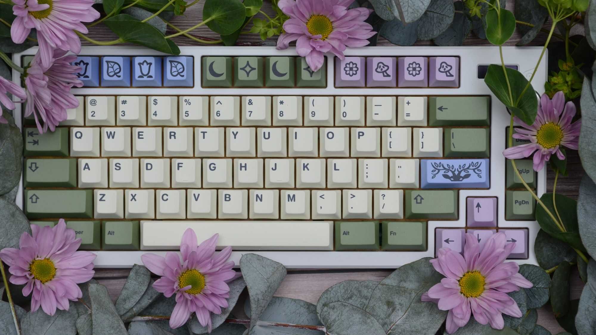 Кейкапи для клавіатури GMK Rubrehose PBT NicePBT Enchanted Forest
