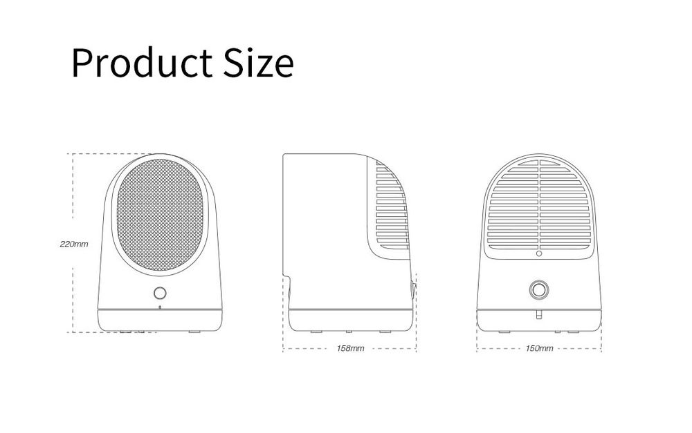 Xiaomi Sothing Heater 500W Обігрівач