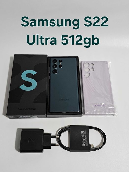 Samsung S22 Ultra 512GB.  Muito bom. Tudo de origem