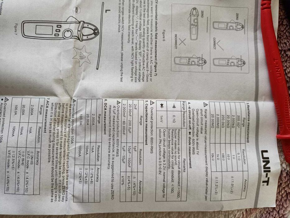 струмові кліщі UNI-T UT210E PRO ПРО-версія звичайних UT210E для Європи