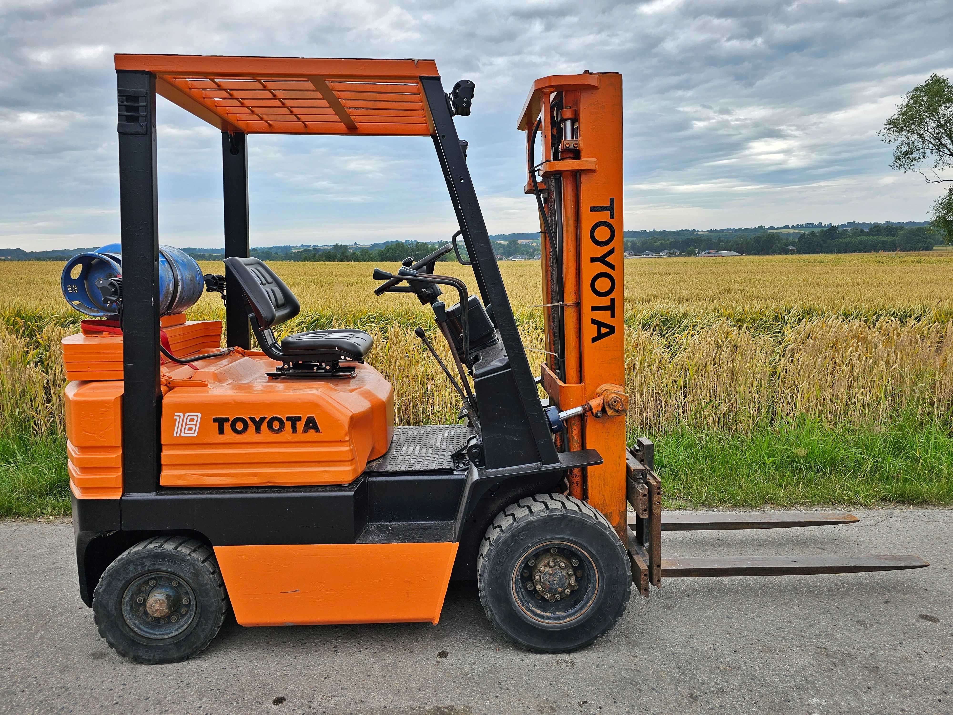 Wózek Widłowy TOYOTA 5FG18 , Wózek Widłowy TOYOTA 5FGF18 widlak LINDE