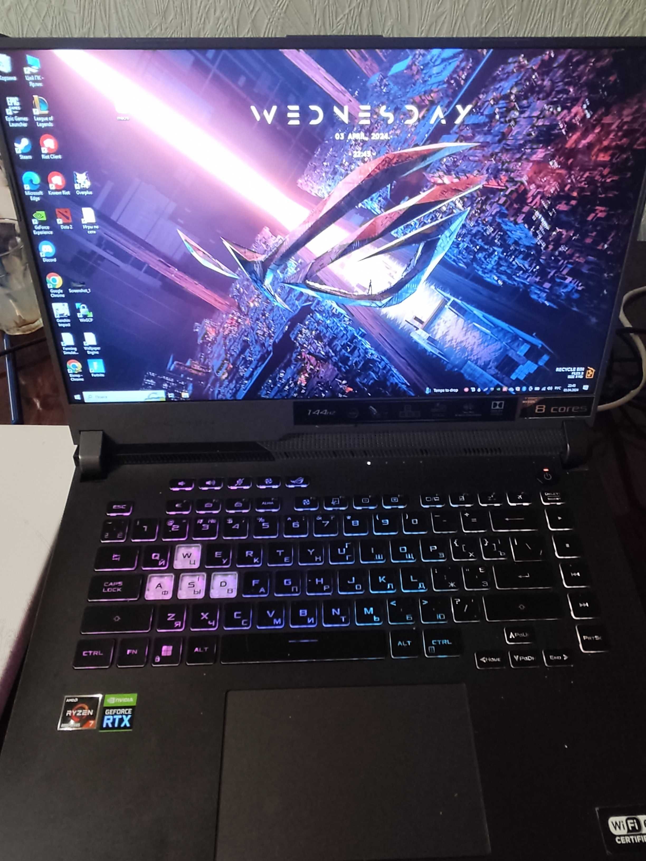 Продам ігровий ноутбук Asus ROG Strix G15