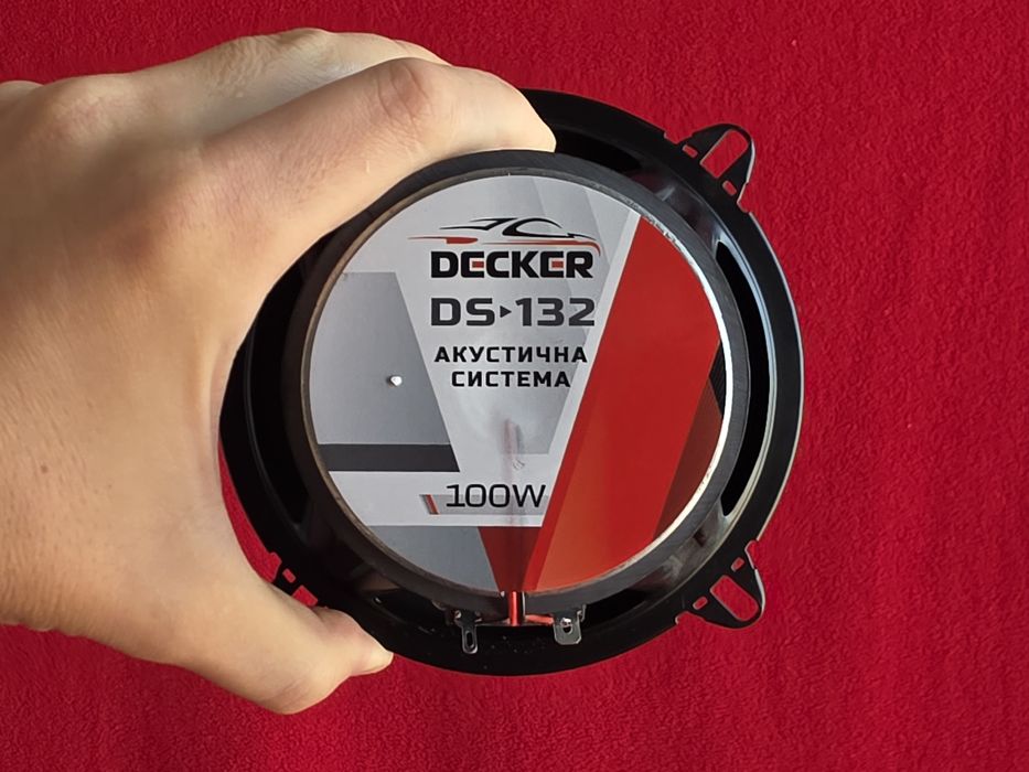 Колонки в машину Decker DS-132 100Вт 4ом авто акустика динамики 13 см