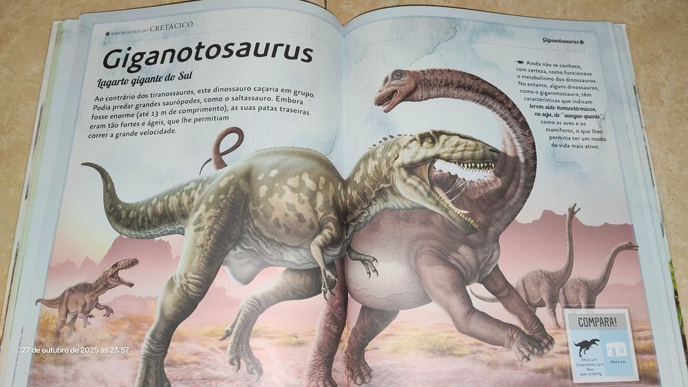 O magnífico livro dos dinossauros