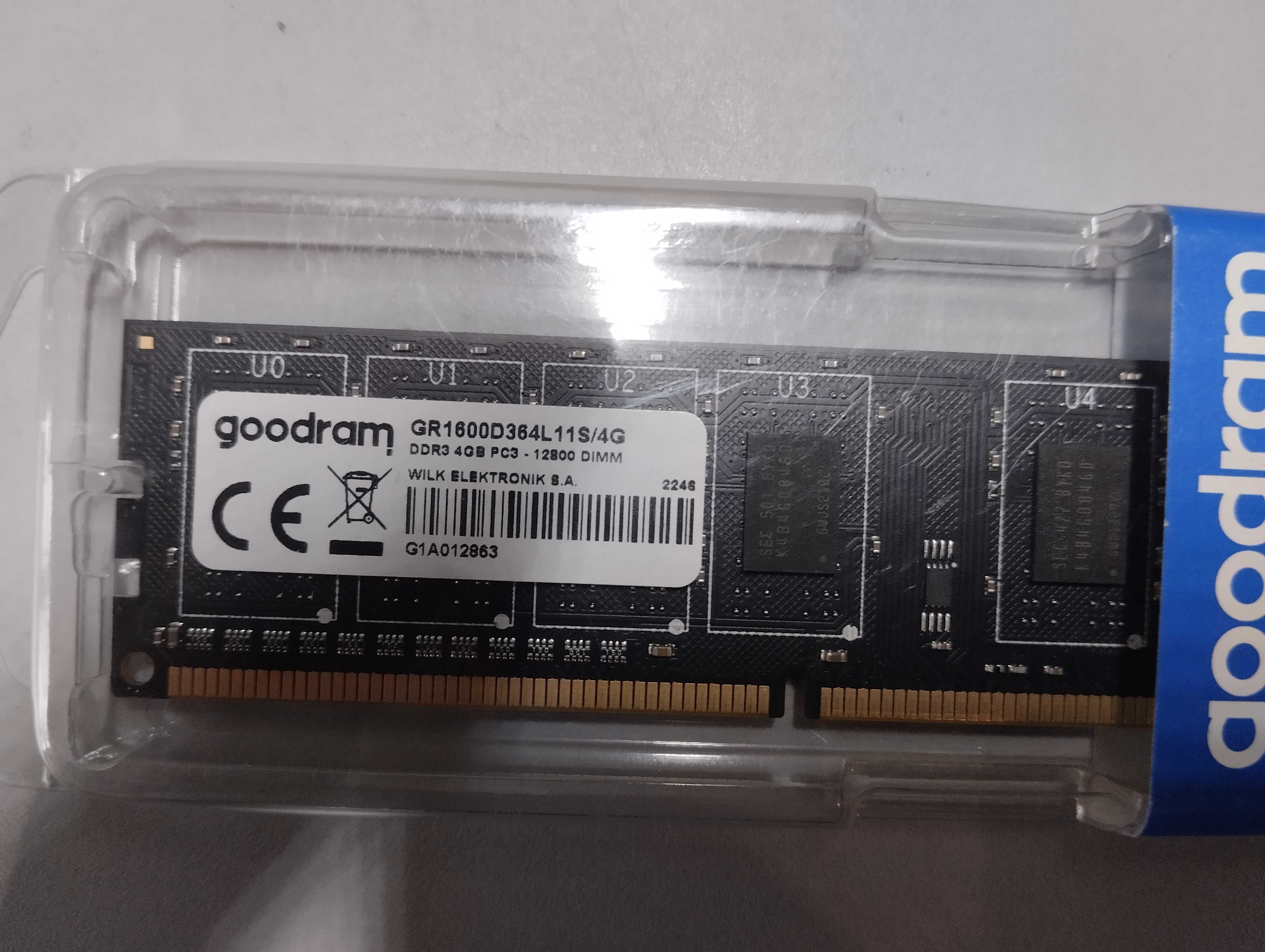 Оперативная память Goodram DDR3-1600 4GB PC3-12800 (GR1600D364L11S/4G)