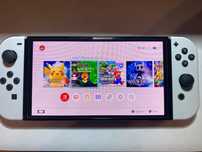 Nowa konsola Nintendo Switch OLED – przerobiona  + karta 256 GB
