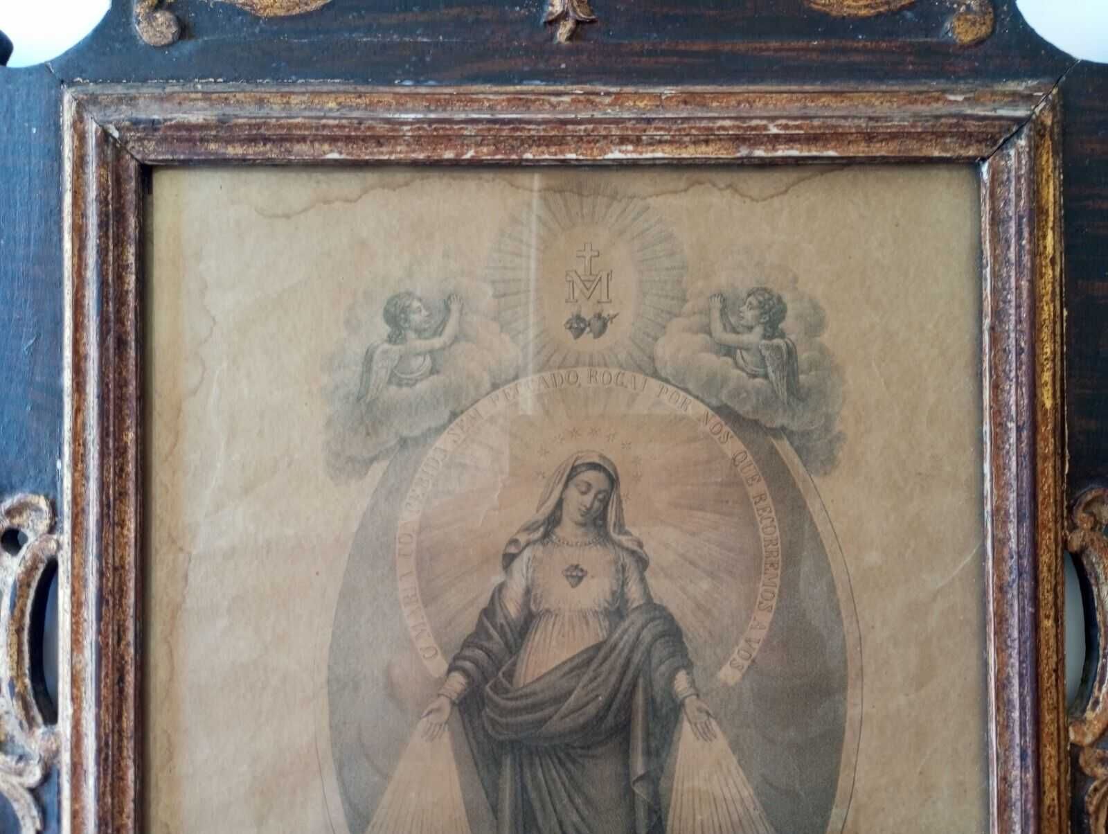Antiga moldura Nossa Senhora das Graças séc. XVIII/XIX