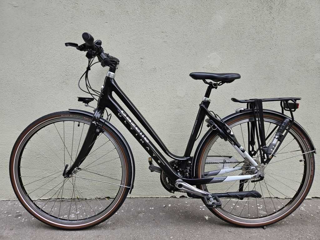 GAZELLE - ULTIMATE T30 PLUS rama 51cm, CARBON, Deore XT 3x10, Magura