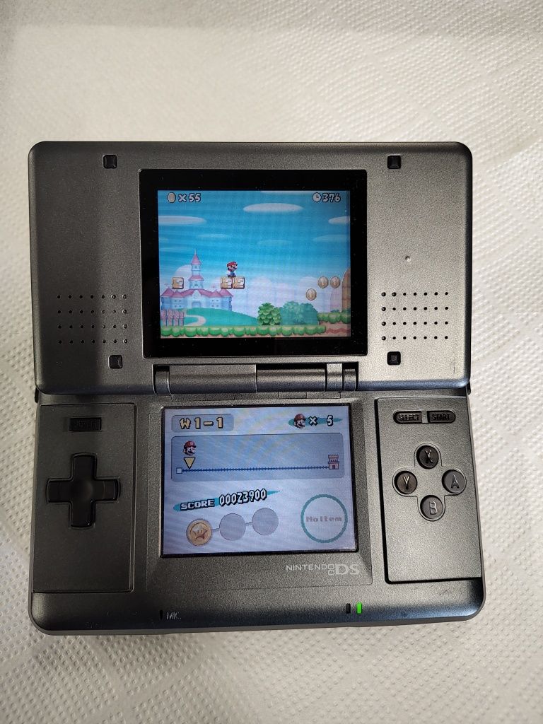 Nintendo DS fat + 2 gry Pokemon Black itp