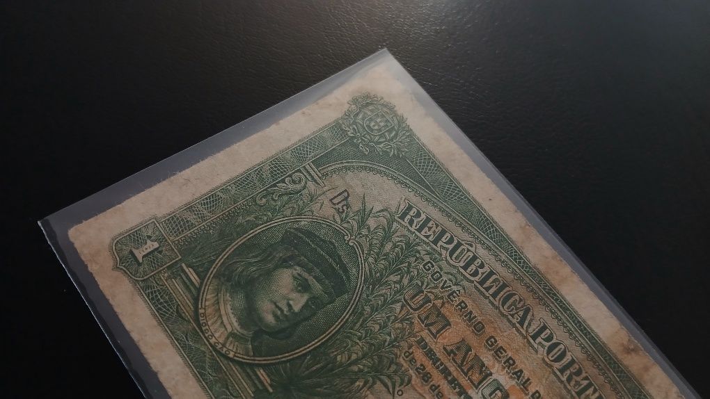 Nota de Angola de 1 Angolar de 1942