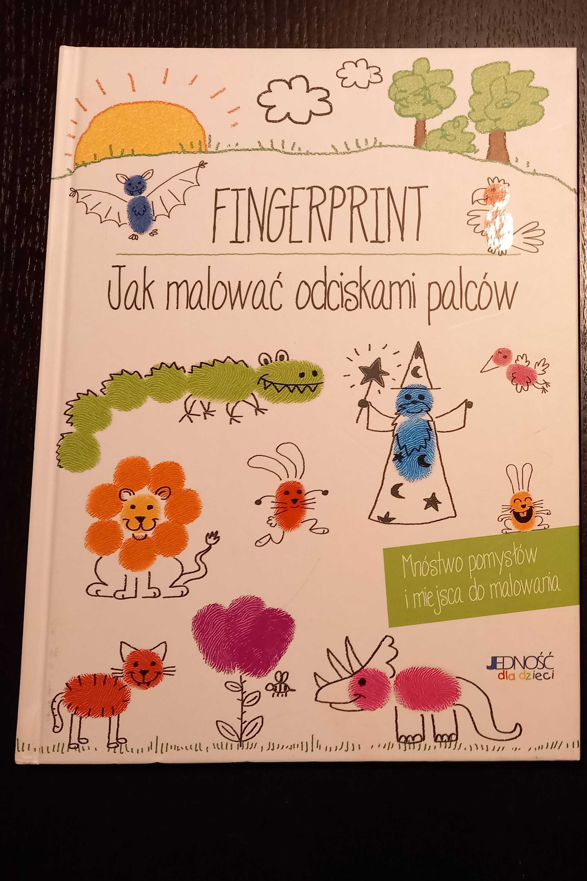 Książeczka kreatywna pt. "Fingerprint Jak malować odciskami palców"