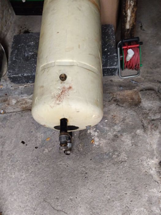 Bojler dwuletni po demontażu