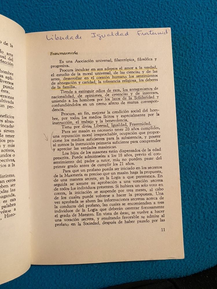 MAÇONARIA - 1976 | Livro Historia de la Masoneria (L. Umberto Santos)