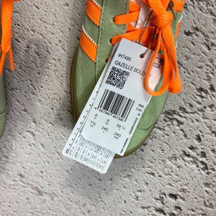 ih7495 Оригінал! нові оригінал жіночі кеди adidas gazelle bold xlg