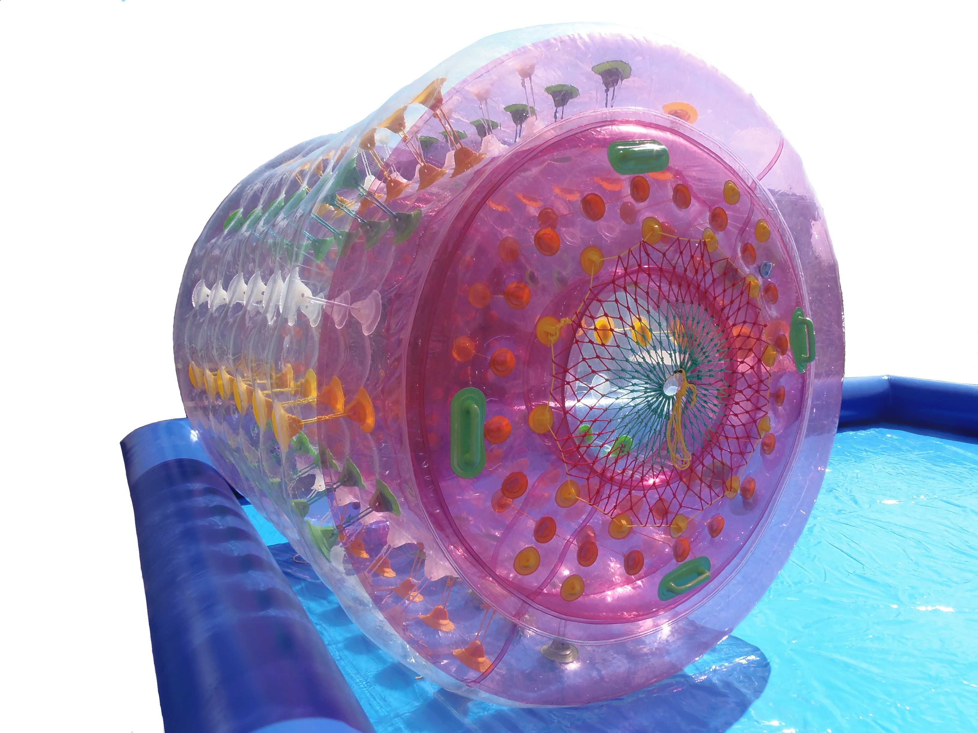 Walec wodny do chodzenia po wodzie TPU water roller 3 zawory siatka