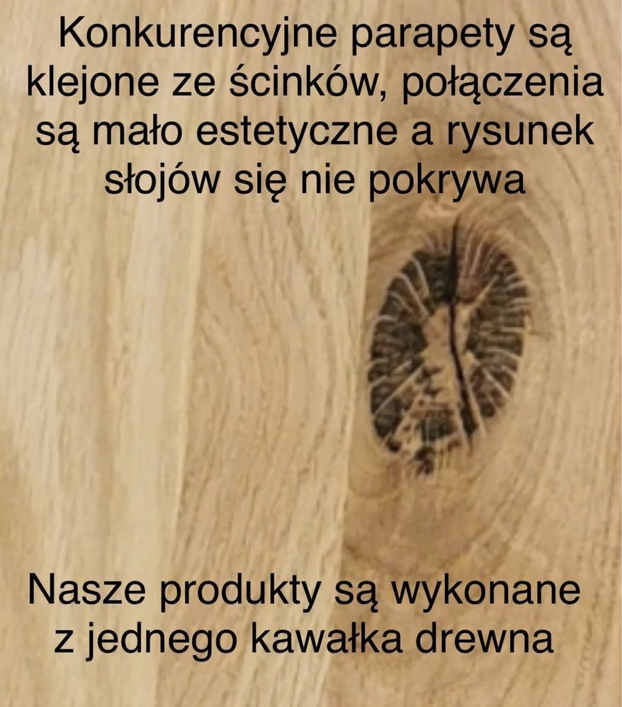 Producent parapet lity debowy lite drewno dab