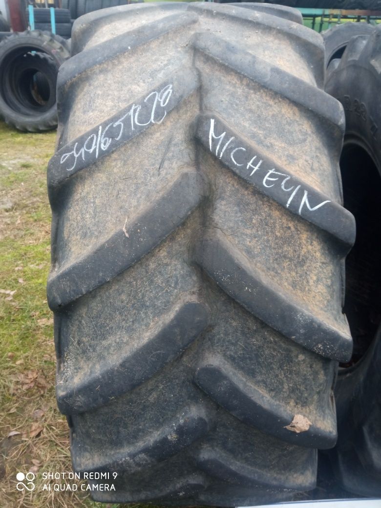 540/65R28 Michelin opony używane rolnicze para