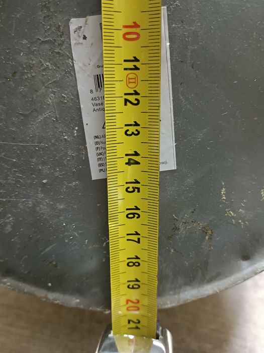 Wazon metalowy duży 59 cm