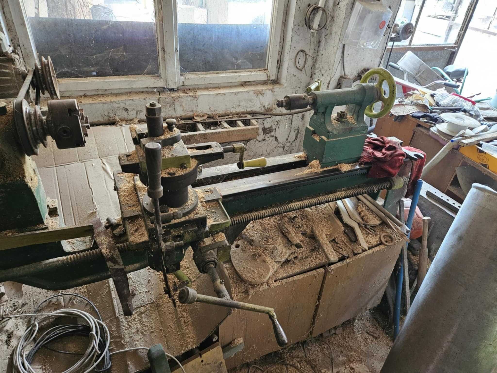 Maszyny stolarskie tokarka szlifierka taśmowa heblarka wiertarka stoł