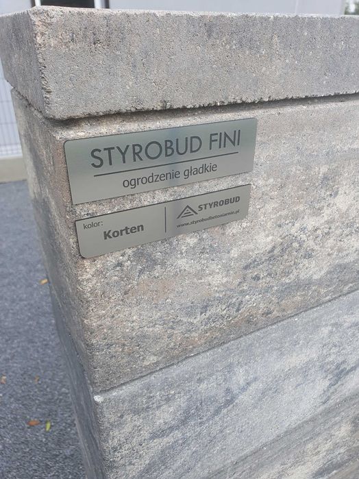 Pustaki ogrodzeniowe, pustak bloczek ogrodzenie Styrobud