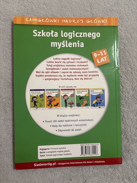 szkoła logicznego myślenia 9-11 lat ksiazeczka edukacyjna