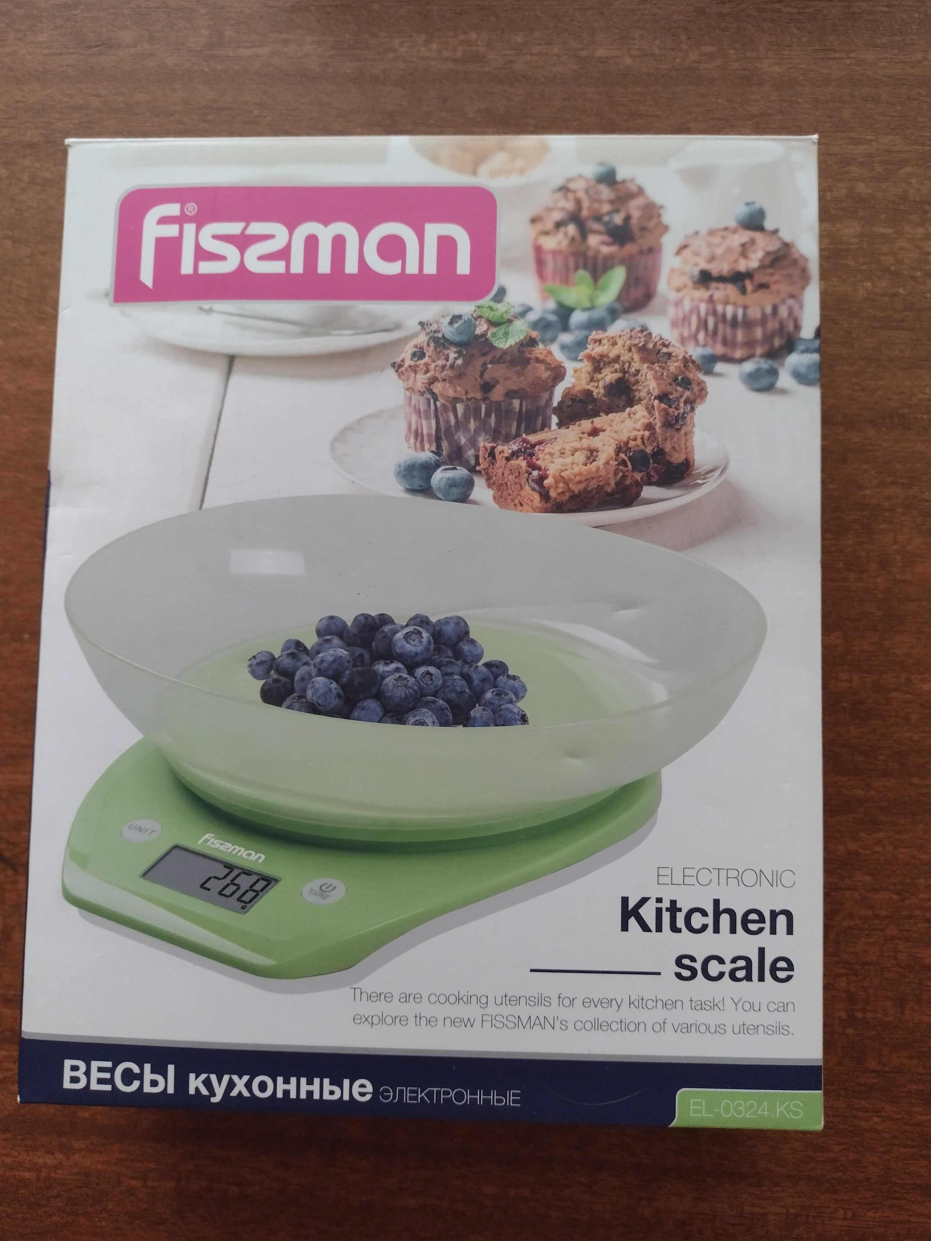 Весы кухонные Fissman  электронные с чашей 22х21х6,6 см