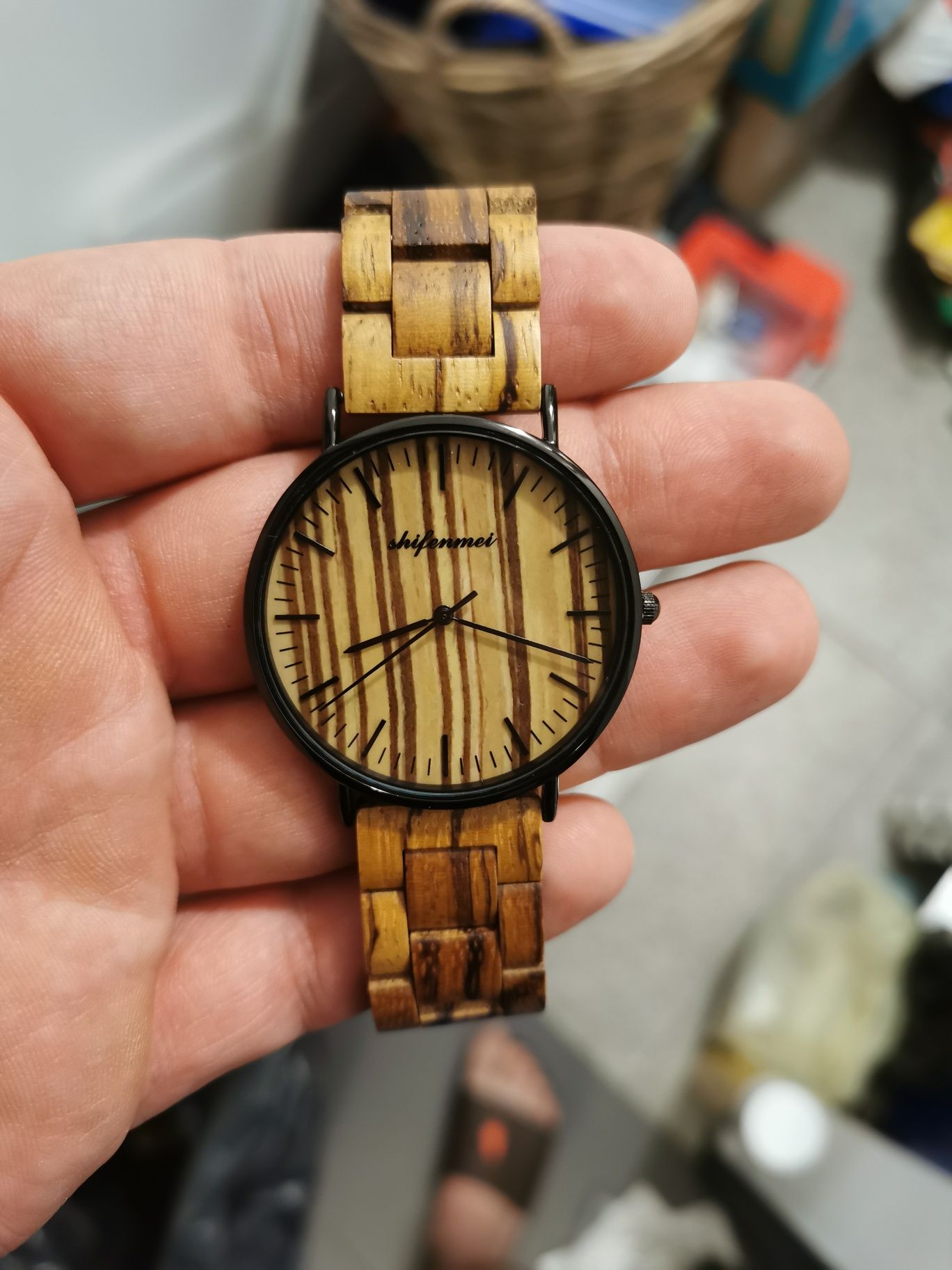 Zegarek męski drewniany Shifenmei s5567i