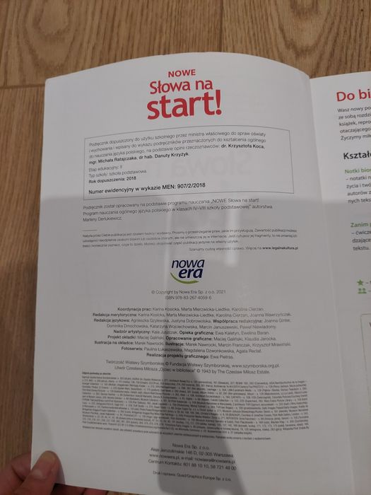 Nowe słowa na start  podrecznik klasa 5