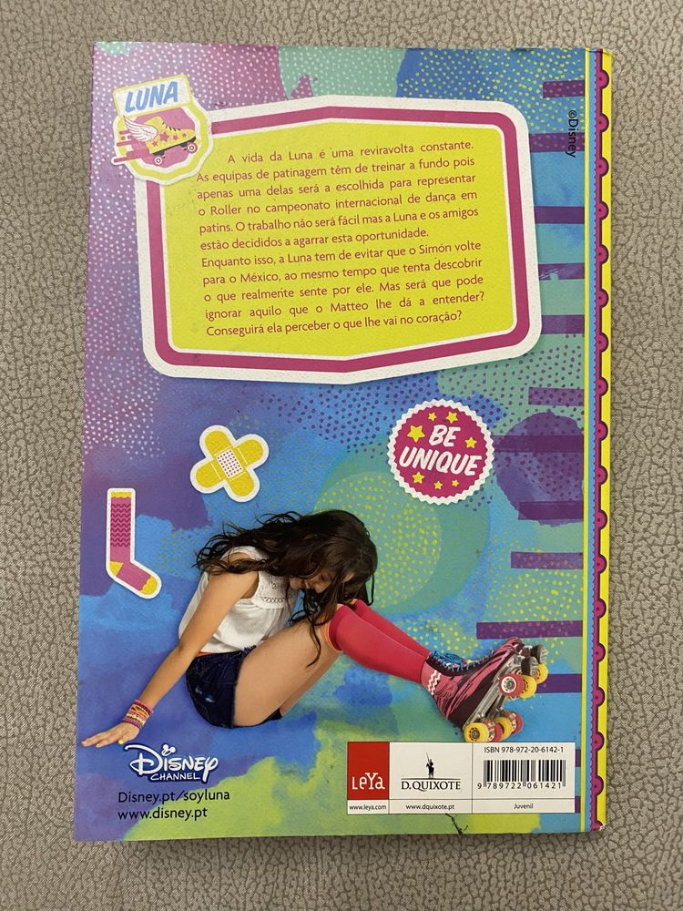 Livro Soy Luna voltas na pista