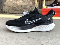 Мужские летние кроссовки в стиле Nike Air Zoom (41-45) черные-белые