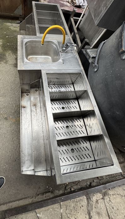 Станція бармена з мийкою робоче місце 200х600