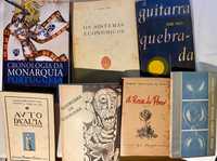 Lote livros antigos Literatura, Politica, sociedade, filosofia, poesia