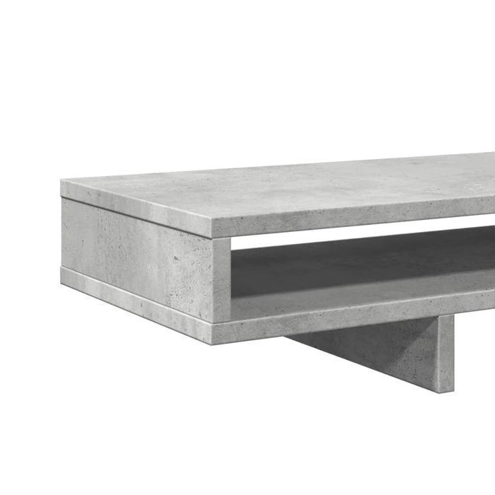 Vidaxl Podstawka Pod Monitor, Szarość Betonu, 100X27X15 Cm