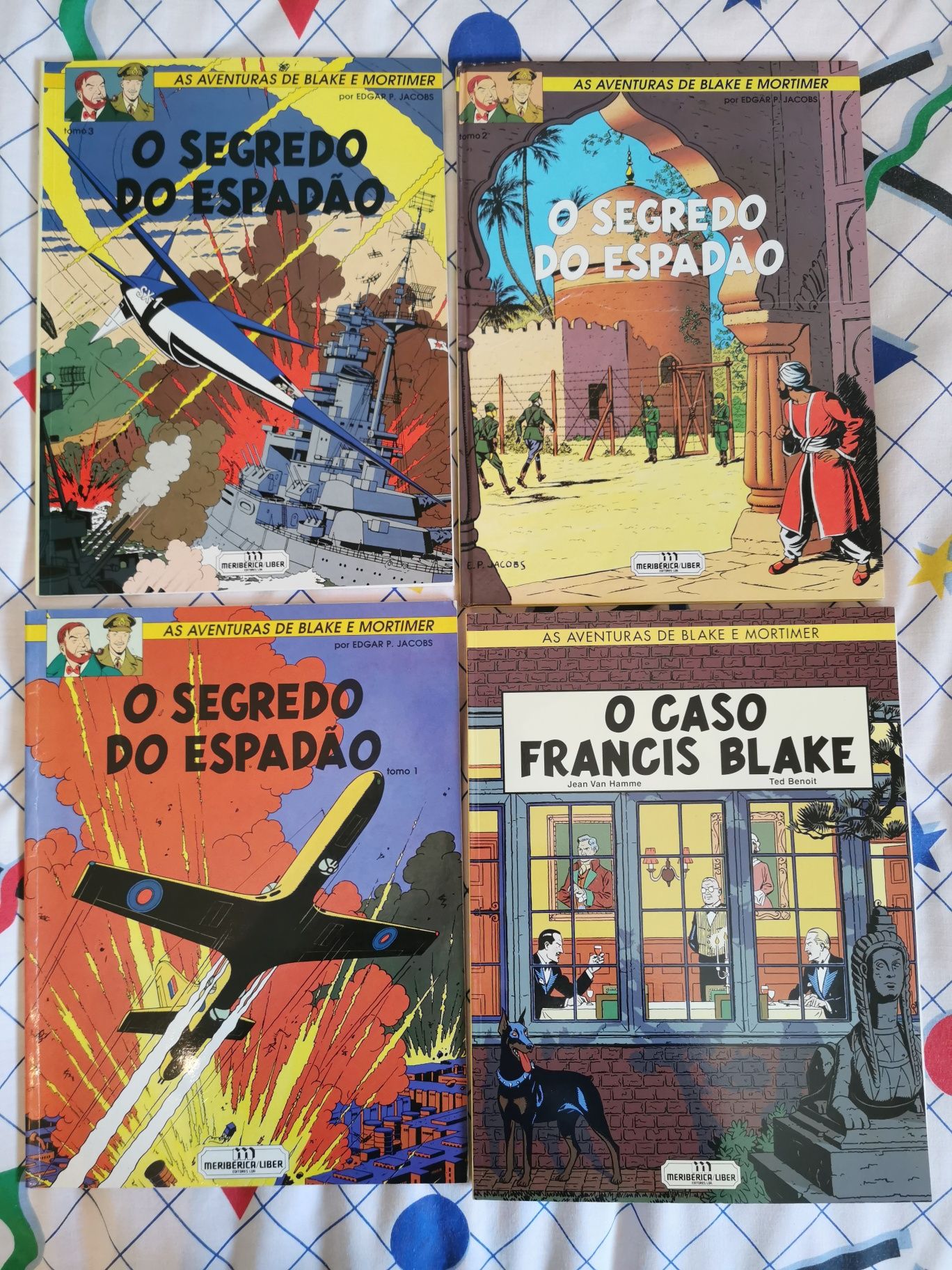 13 livros BD "As aventuras de Blake e Mortimer"