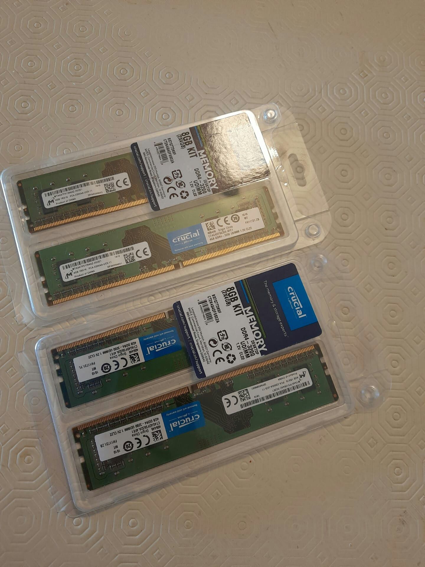 2 Memória RAM DDR4 4gb