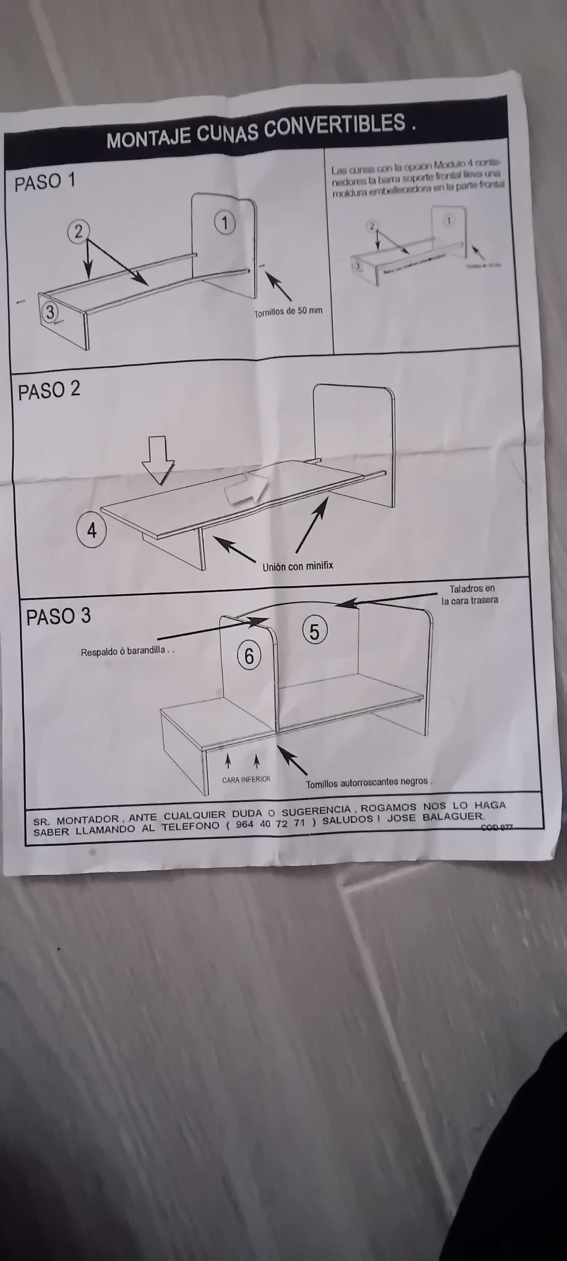 Berço conversível